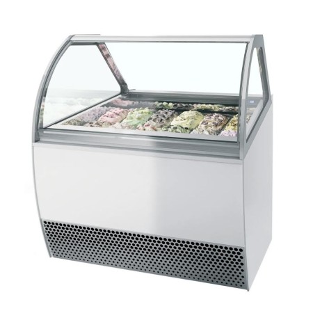 MILLENNIUM LX12 Vitrine ventilée pour glace en bac