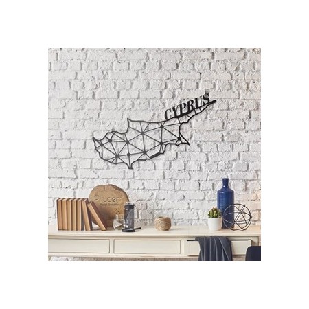 PIRUDEM Déco murale en métal Chypre