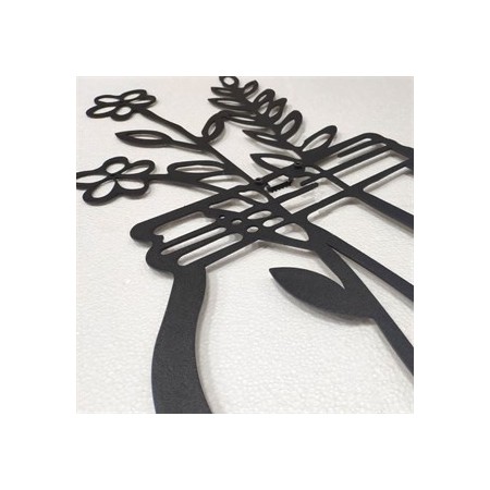 PIRUDEM Décoration murale en métal Life In The Vases