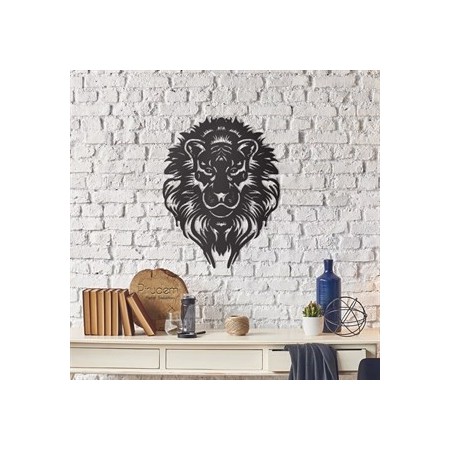 PIRUDEM Art mural en métal LION