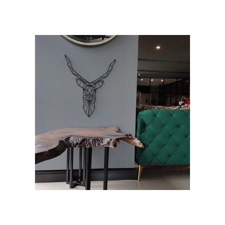PIRUDEM Art mural en métal cerf