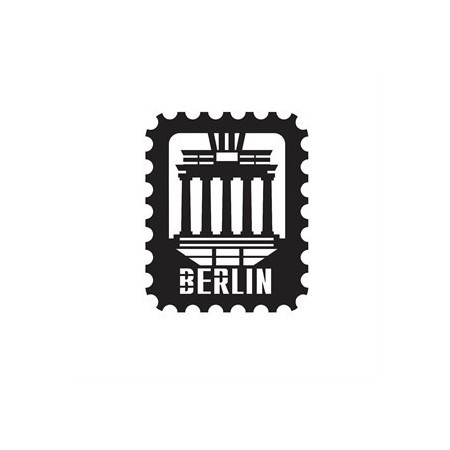 PIRUDEM Décorations murales en métal Timbre de Berlin
