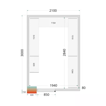 CR 210x300x220 WD