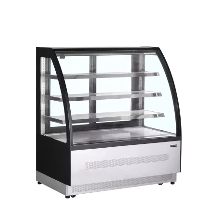 LPD1200C/BLACK – Armoires vitrées réfrigérées froid positif – commerce alimentaire – Réf 16044