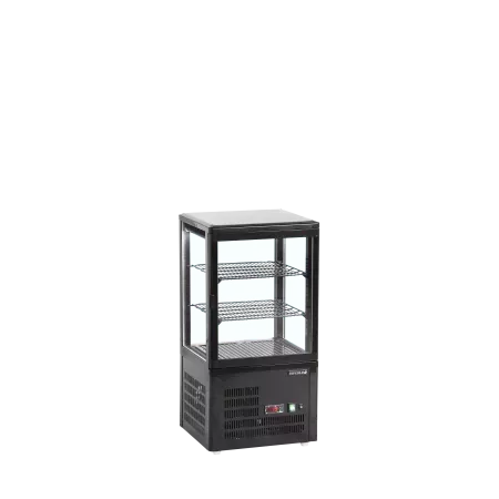 UPD60-BLACK – Armoires vitrées réfrigérées froid positif – commerce alimentaire – Réf 16061