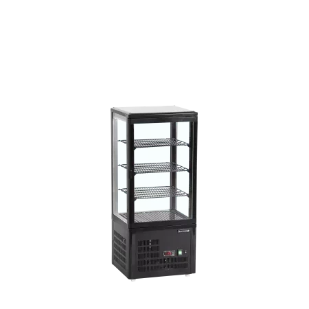 UPD80-BLACK – Armoires vitrées réfrigérées froid positif – commerce alimentaire – Réf 16064
