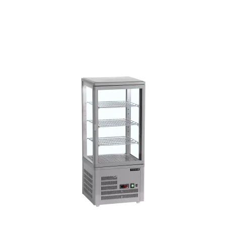 UPD80-GREY – Armoires vitrées réfrigérées froid positif – commerce alimentaire – Réf 16065