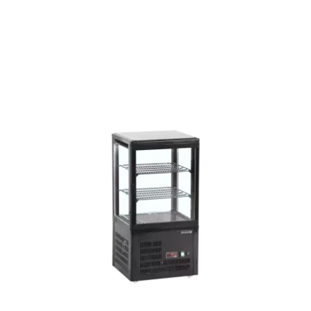 UPD60-BLACK – Armoires vitrées réfrigérées froid positif – commerce alimentaire – Réf 16061