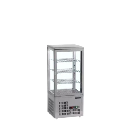 UPD80-GREY – Armoires vitrées réfrigérées froid positif – commerce alimentaire – Réf 16065