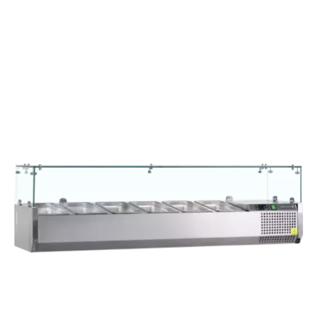 VK33-140 – Vitrines réfrigérées à poser froid positif – boulangerie pâtisserie – Réf 16501