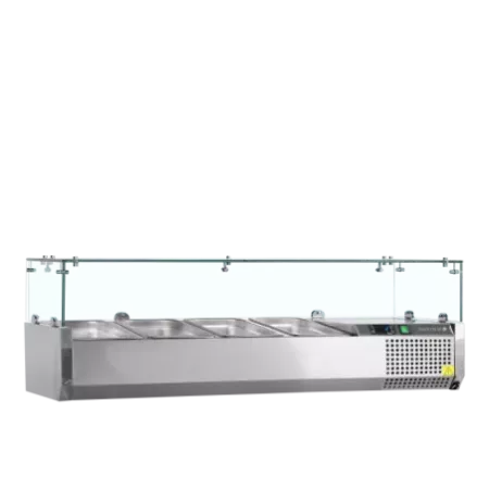 VK38-120 – Vitrines réfrigérées à poser froid positif – boulangerie pâtisserie – Réf 16514