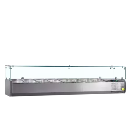 VK38-180 – Vitrines réfrigérées à poser froid positif – boulangerie pâtisserie – Réf 16524