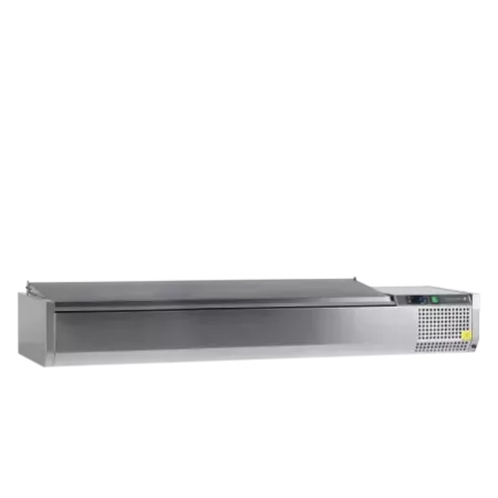 VK38-180 S/S LID – Vitrines réfrigérées à poser froid positif – boulangerie pâtisserie – Réf 16525