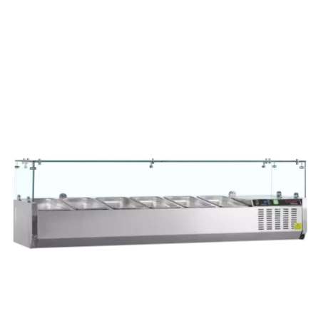 GVC33-150 – Vitrines réfrigérées à poser froid positif – boulangerie pâtisserie – Réf 32372