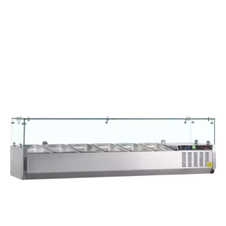 GVC33-140 – Vitrines réfrigérées à poser froid positif – boulangerie pâtisserie – Réf 33587