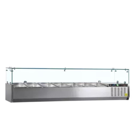 GVC38-160 – Vitrines réfrigérées à poser froid positif – boulangerie pâtisserie – Réf 33599