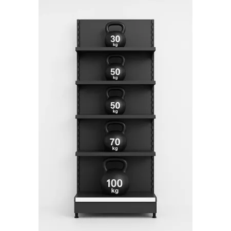 Tete Gondole Murale H 180 Préconfiguré