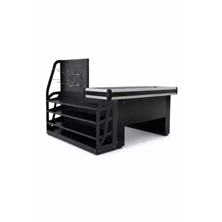 Stand présentoir pour meuble de caisse – module façade merchandising – usage magasin SORTIE DE CAISSE – équipement magasin