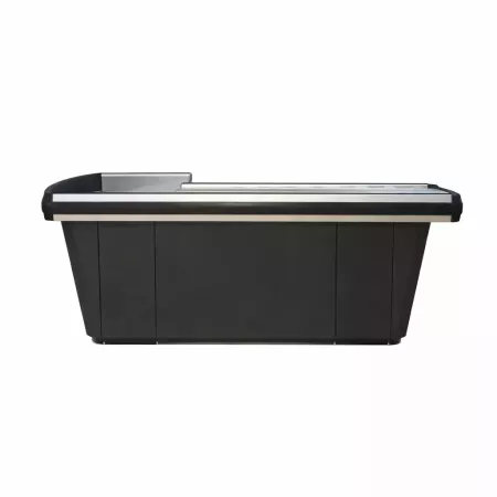 Meuble de sortie de caisse magasin – comptoir caisse complet – aluminium antichoc SORTIE DE CAISSE – équipement magasin