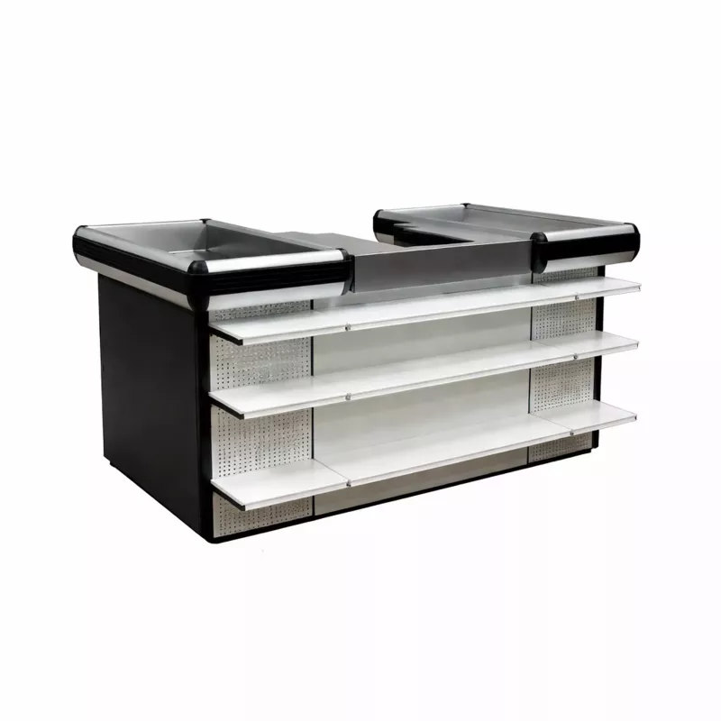 Sortie de caisse expresse compacte – version « Express » – multi-coloris professionnel – SORTIE DE CAISSE – équipement magasin