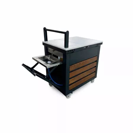 Table de Découpe Pastèque Professionnelle avec Évier Intégré