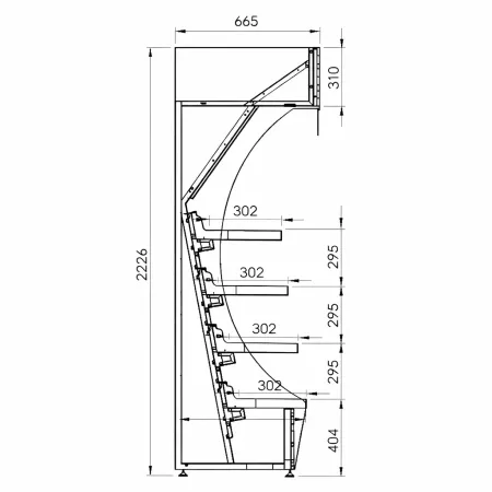 Meuble Fruits & Légumes Design 4 Niveaux – MR11