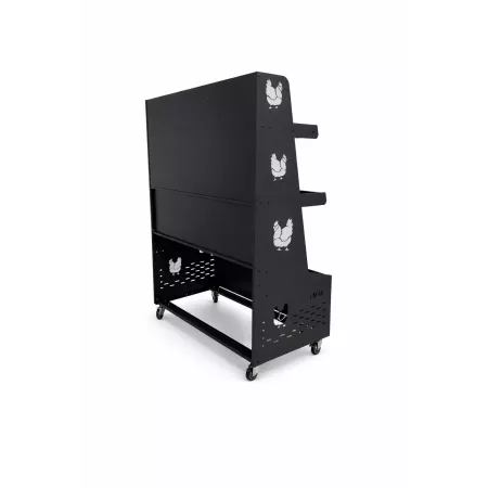 Présentoir Œufs Professionnel sur Roulettes – Andalouse Noir