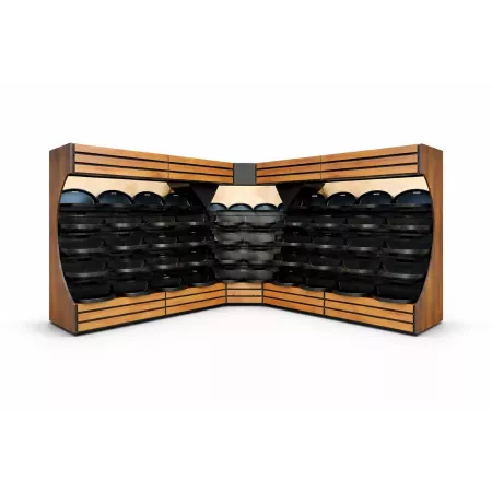 Présentoir Mural Fruits & Légumes Design Arrondi – Lotus