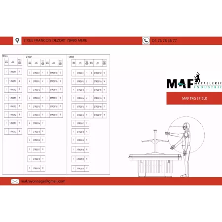 Mobilier Central Fruits & Légumes Design Inox – L’Île aux Fruits TGR